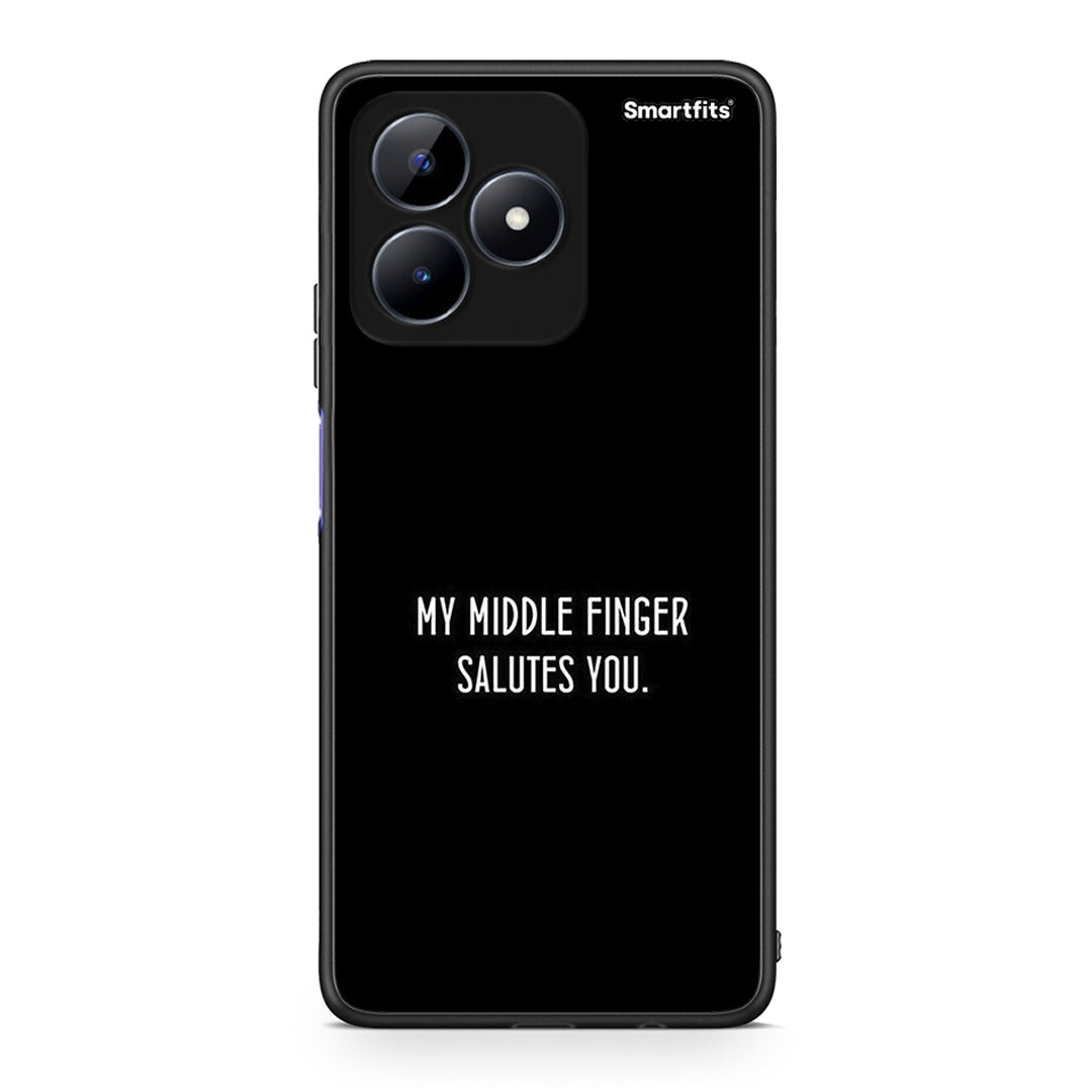 Realme Note 50 Salute θήκη από τη Smartfits με σχέδιο στο πίσω μέρος και μαύρο περίβλημα | Smartphone case with colorful back and black bezels by Smartfits