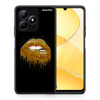 Thumbnail for Θήκη Realme Note 50 Golden Valentine από τη Smartfits με σχέδιο στο πίσω μέρος και μαύρο περίβλημα | Realme Note 50 Golden Valentine case with colorful back and black bezels