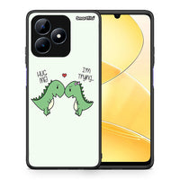 Thumbnail for Θήκη Realme Note 50 Rex Valentine από τη Smartfits με σχέδιο στο πίσω μέρος και μαύρο περίβλημα | Realme Note 50 Rex Valentine case with colorful back and black bezels