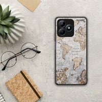 Thumbnail for World Map - Realme Note 50 θήκη