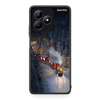 Thumbnail for Realme Note 50 Xmas Train θήκη από τη Smartfits με σχέδιο στο πίσω μέρος και μαύρο περίβλημα | Smartphone case with colorful back and black bezels by Smartfits