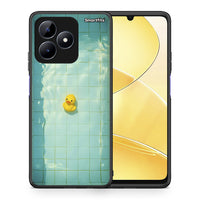 Thumbnail for Θήκη Realme C51 Yellow Duck από τη Smartfits με σχέδιο στο πίσω μέρος και μαύρο περίβλημα | Realme C51 Yellow Duck case with colorful back and black bezels