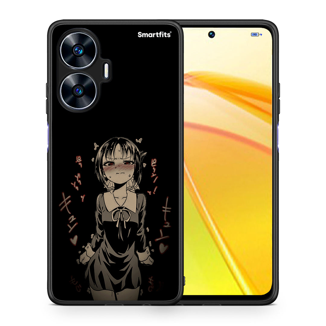 Θήκη Realme C55 Dual Anime Girl από τη Smartfits με σχέδιο στο πίσω μέρος και μαύρο περίβλημα | Realme C55 Dual Anime Girl Case with Colorful Back and Black Bezels