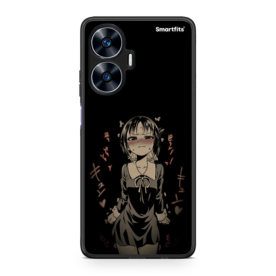 Θήκη Realme C55 Dual Anime Girl από τη Smartfits με σχέδιο στο πίσω μέρος και μαύρο περίβλημα | Realme C55 Dual Anime Girl Case with Colorful Back and Black Bezels