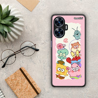 Thumbnail for Θήκη Realme C55 Dual Cute Companion από τη Smartfits με σχέδιο στο πίσω μέρος και μαύρο περίβλημα | Realme C55 Dual Cute Companion Case with Colorful Back and Black Bezels