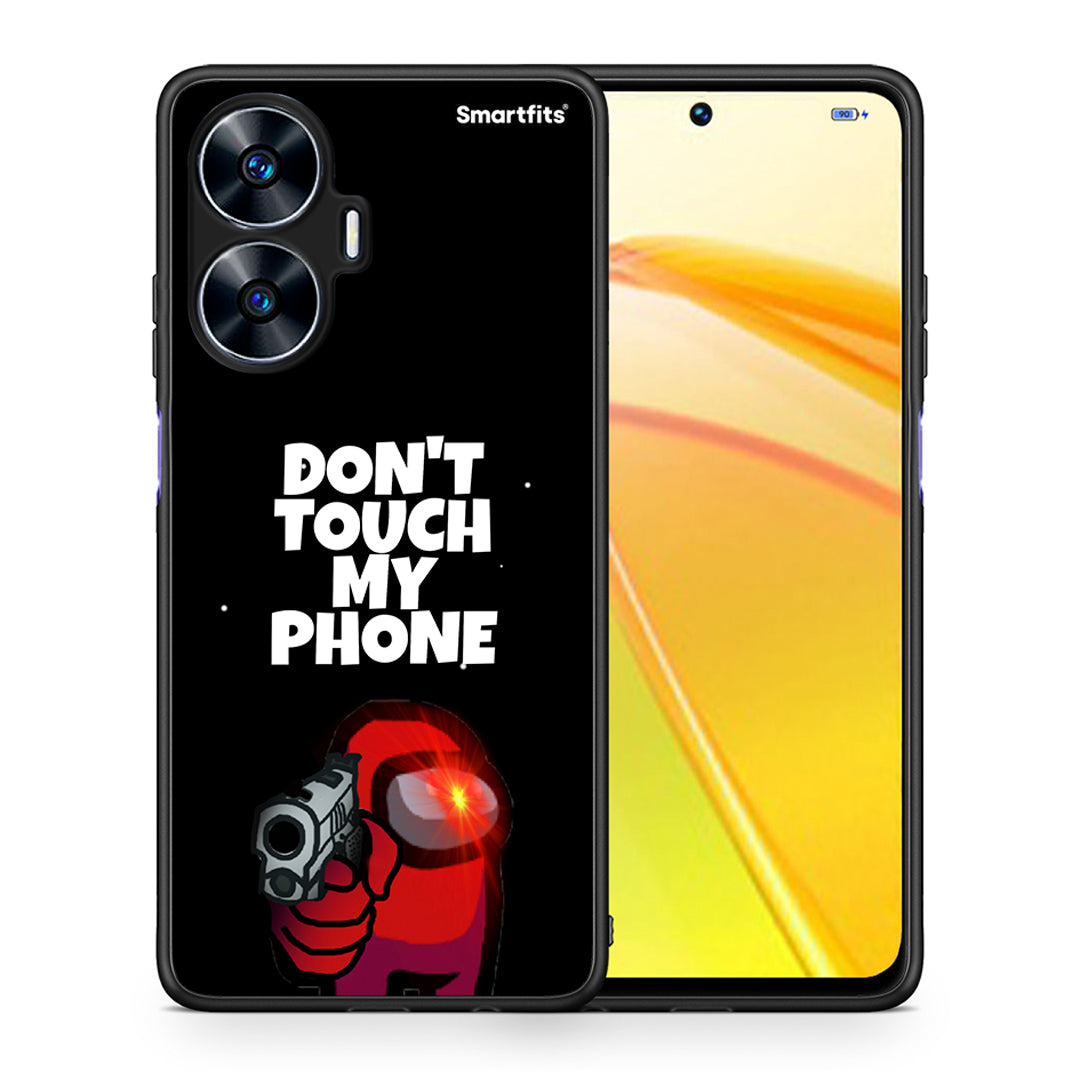 Θήκη Realme C55 Dual My Phone από τη Smartfits με σχέδιο στο πίσω μέρος και μαύρο περίβλημα | Realme C55 Dual My Phone Case with Colorful Back and Black Bezels