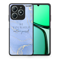 Thumbnail for Θήκη Realme C61 Be Yourself από τη Smartfits με σχέδιο στο πίσω μέρος και μαύρο περίβλημα | Realme C61 Be Yourself case with colorful back and black bezels