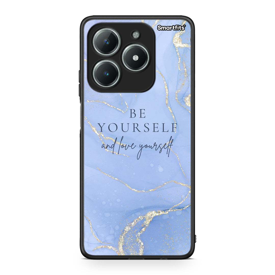 Realme C61 Be Yourself θήκη από τη Smartfits με σχέδιο στο πίσω μέρος και μαύρο περίβλημα | Smartphone case with colorful back and black bezels by Smartfits