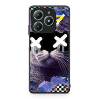 Thumbnail for Realme C63 4G Cat Collage θήκη από τη Smartfits με σχέδιο στο πίσω μέρος και μαύρο περίβλημα | Smartphone case with colorful back and black bezels by Smartfits