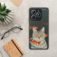 Thumbnail for Cat Goldfish - Realme C63 4G θήκη