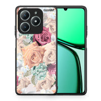 Thumbnail for Θήκη Realme C61 Bouquet Floral από τη Smartfits με σχέδιο στο πίσω μέρος και μαύρο περίβλημα | Realme C61 Bouquet Floral case with colorful back and black bezels