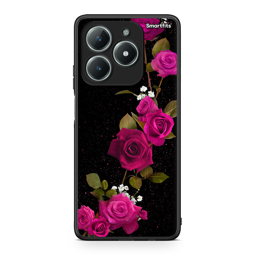 4 - Realme C61 Red Roses Flower case, cover, bumper