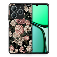 Thumbnail for Θήκη Realme C63 4G Wild Roses Flower από τη Smartfits με σχέδιο στο πίσω μέρος και μαύρο περίβλημα | Realme C63 4G Wild Roses Flower case with colorful back and black bezels