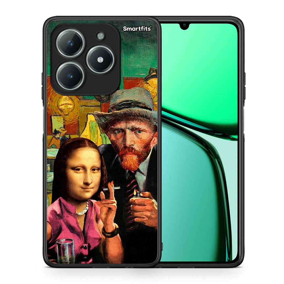 Θήκη Realme C61 Funny Art από τη Smartfits με σχέδιο στο πίσω μέρος και μαύρο περίβλημα | Realme C61 Funny Art case with colorful back and black bezels