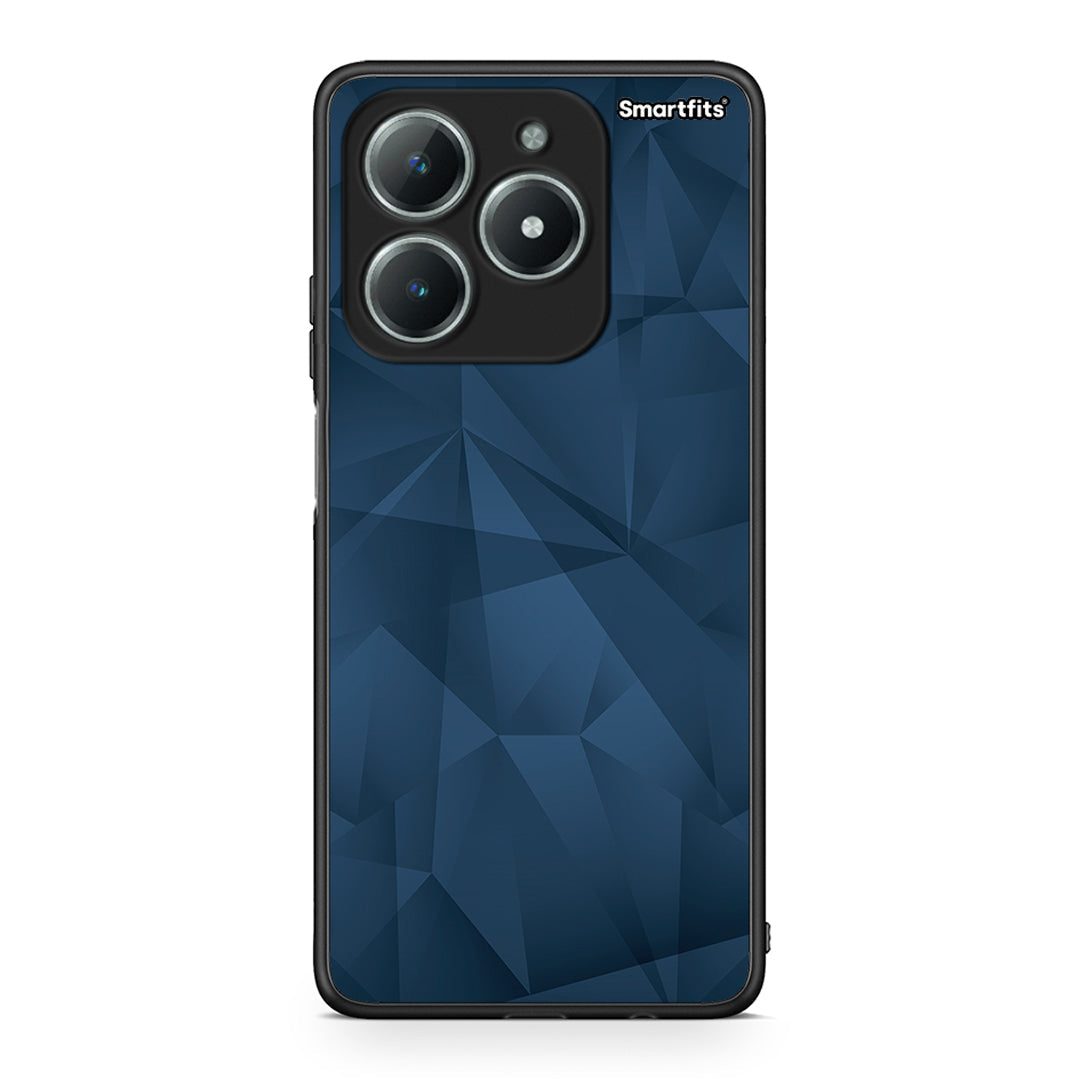 39 - Realme C63 4G Blue Abstract Geometric case, cover, bumper