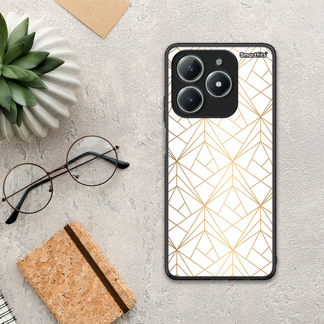 Geometric Luxury White - Realme C63 4G θήκη