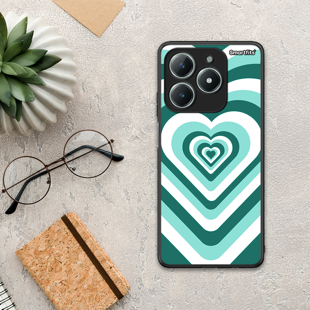 Green Hearts - Realme C61 θήκη