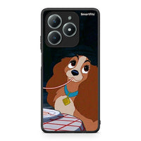 Thumbnail for Realme C61 Lady And Tramp 2 Θήκη Αγίου Βαλεντίνου από τη Smartfits με σχέδιο στο πίσω μέρος και μαύρο περίβλημα | Smartphone case with colorful back and black bezels by Smartfits