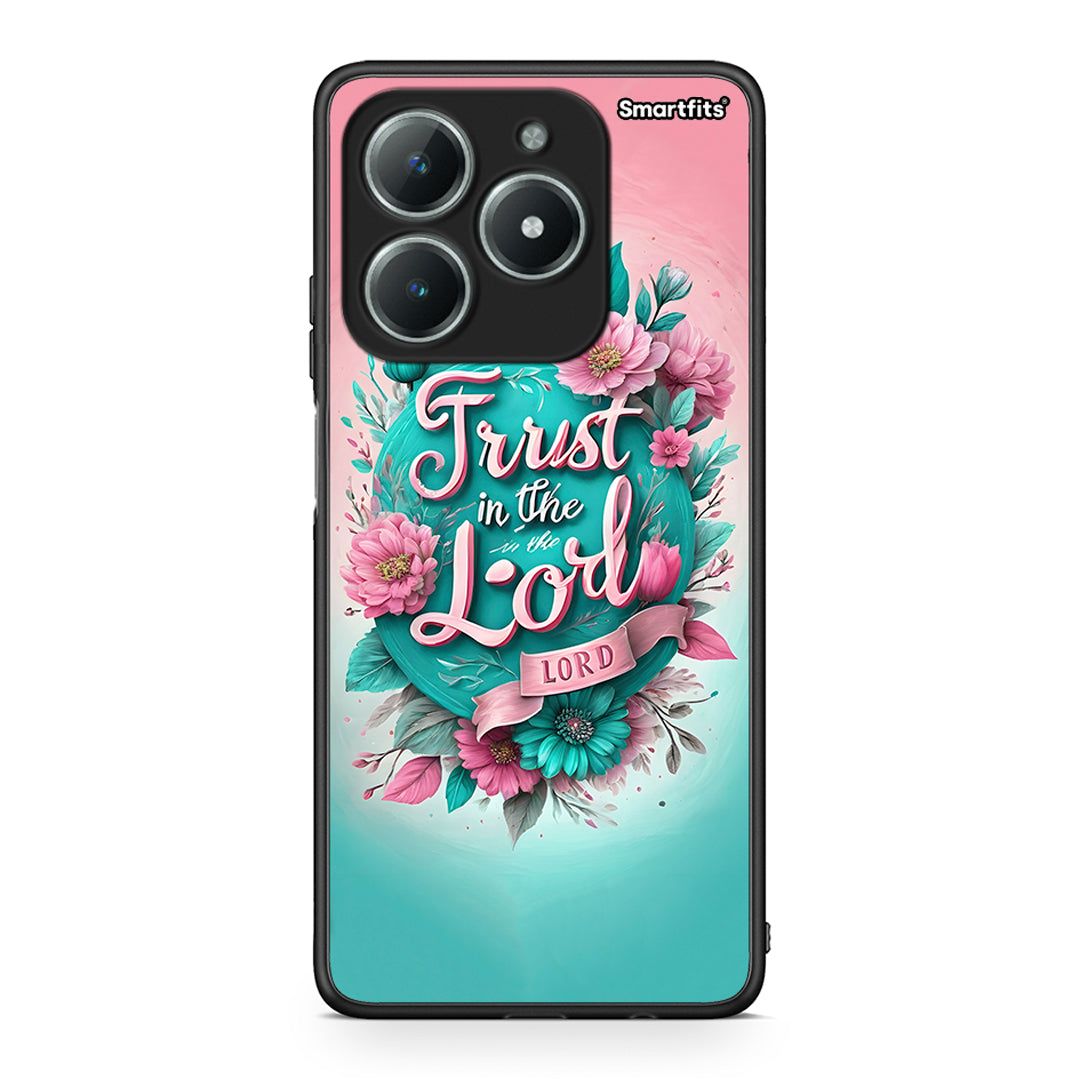 Realme C61 Lord Trust θήκη από τη Smartfits με σχέδιο στο πίσω μέρος και μαύρο περίβλημα | Smartphone case with colorful back and black bezels by Smartfits