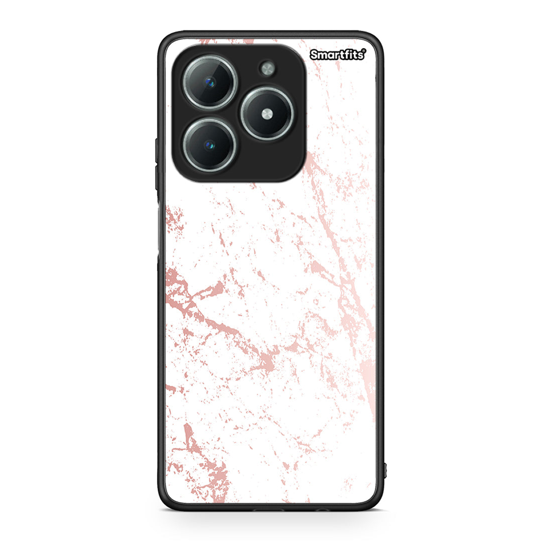 116 - Realme C61 Pink Splash Marble case, cover, bumper