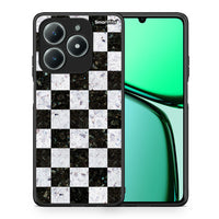 Thumbnail for Θήκη Realme C61 Square Geometric Marble από τη Smartfits με σχέδιο στο πίσω μέρος και μαύρο περίβλημα | Realme C61 Square Geometric Marble case with colorful back and black bezels