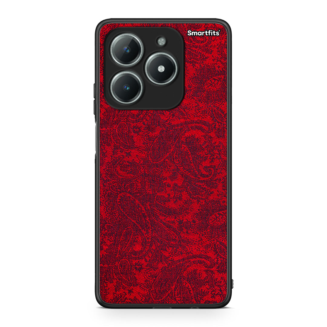 Realme C61 Paisley Cashmere θήκη από τη Smartfits με σχέδιο στο πίσω μέρος και μαύρο περίβλημα | Smartphone case with colorful back and black bezels by Smartfits