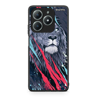 Thumbnail for 4 - Realme C61 Lion Designer PopArt case, cover, bumper