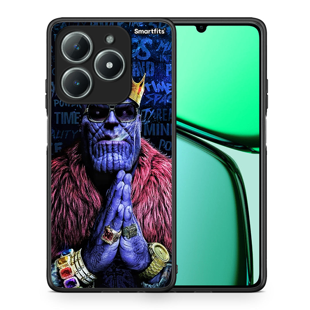 Θήκη Realme C61 Thanos PopArt από τη Smartfits με σχέδιο στο πίσω μέρος και μαύρο περίβλημα | Realme C61 Thanos PopArt case with colorful back and black bezels