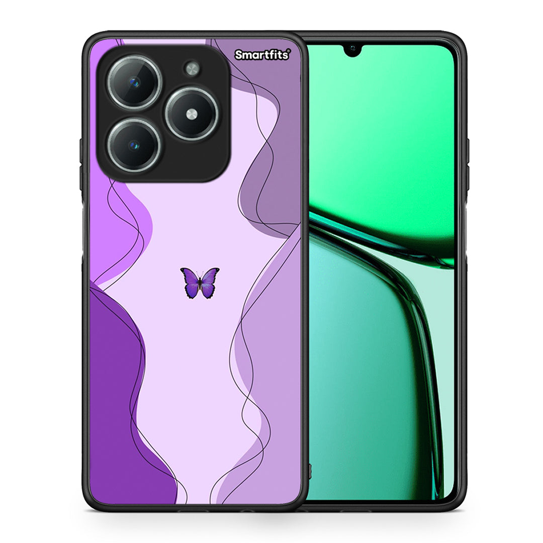 Purple Mariposa - Realme C61 θήκη