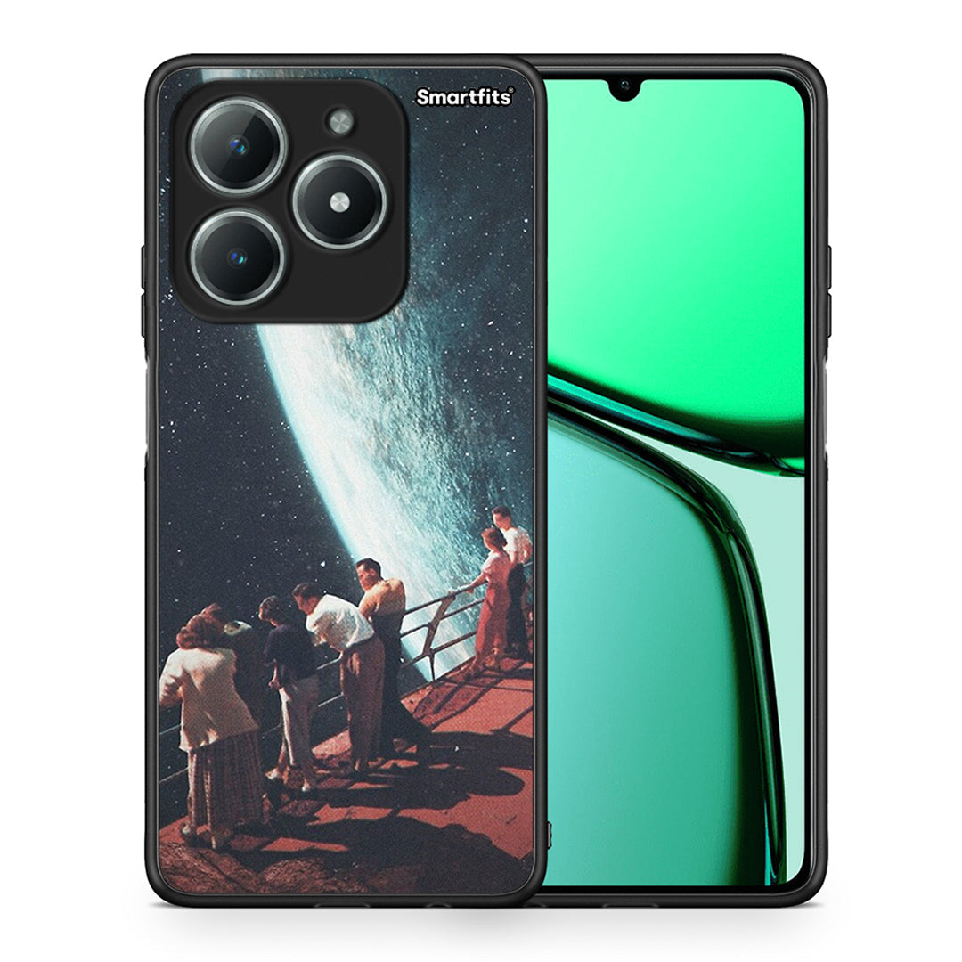 Θήκη Realme C61 Surreal View από τη Smartfits με σχέδιο στο πίσω μέρος και μαύρο περίβλημα | Realme C61 Surreal View case with colorful back and black bezels