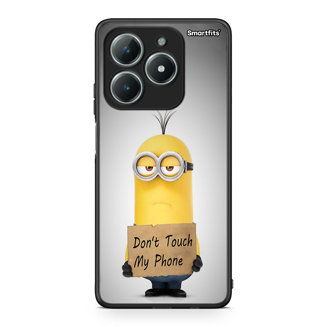 4 - Realme C63 4G Minion Text case, cover, bumper