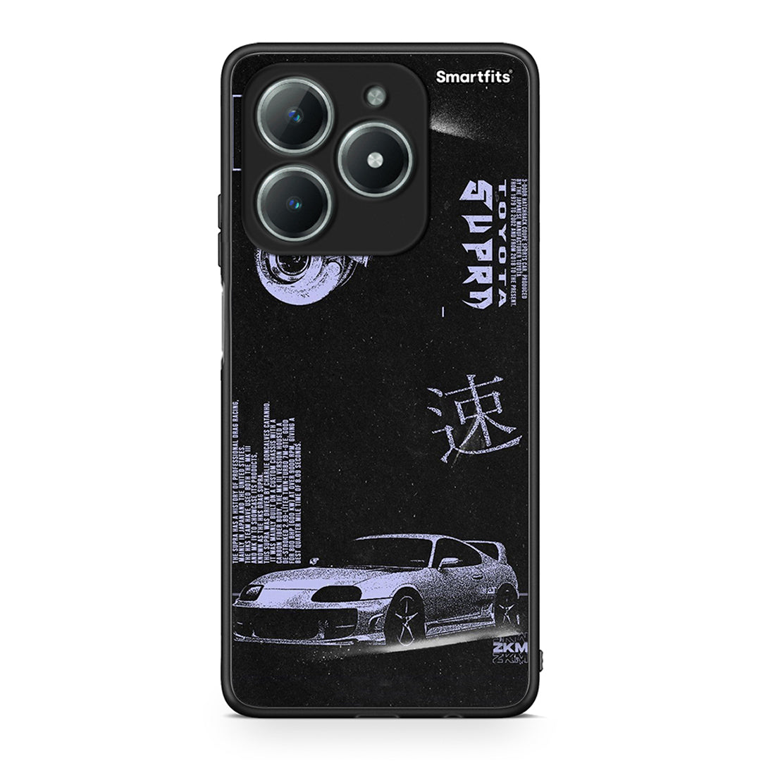 Realme C63 4G Tokyo Drift Θήκη Αγίου Βαλεντίνου από τη Smartfits με σχέδιο στο πίσω μέρος και μαύρο περίβλημα | Smartphone case with colorful back and black bezels by Smartfits