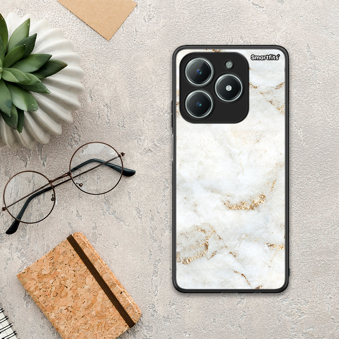 White Gold Marble - Realme C63 4G θήκη