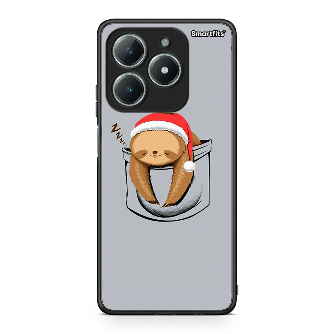 Realme C63 4G Xmas Zzzz θήκη από τη Smartfits με σχέδιο στο πίσω μέρος και μαύρο περίβλημα | Smartphone case with colorful back and black bezels by Smartfits