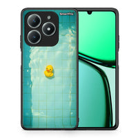 Thumbnail for Θήκη Realme C63 4G Yellow Duck από τη Smartfits με σχέδιο στο πίσω μέρος και μαύρο περίβλημα | Realme C63 4G Yellow Duck case with colorful back and black bezels