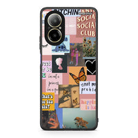 Thumbnail for Realme C67 4G Collage Bitchin Θήκη Αγίου Βαλεντίνου από τη Smartfits με σχέδιο στο πίσω μέρος και μαύρο περίβλημα | Smartphone case with colorful back and black bezels by Smartfits