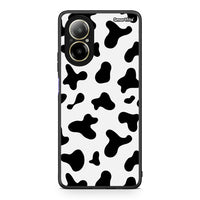 Thumbnail for Realme C67 4G Cow Print θήκη από τη Smartfits με σχέδιο στο πίσω μέρος και μαύρο περίβλημα | Smartphone case with colorful back and black bezels by Smartfits