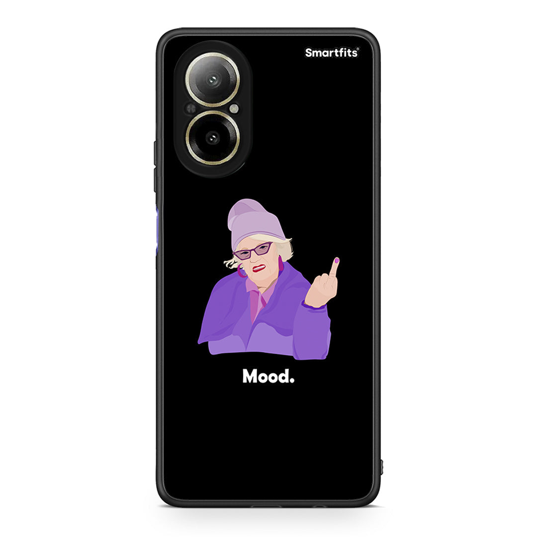 Realme C67 4G Grandma Mood Black θήκη από τη Smartfits με σχέδιο στο πίσω μέρος και μαύρο περίβλημα | Smartphone case with colorful back and black bezels by Smartfits