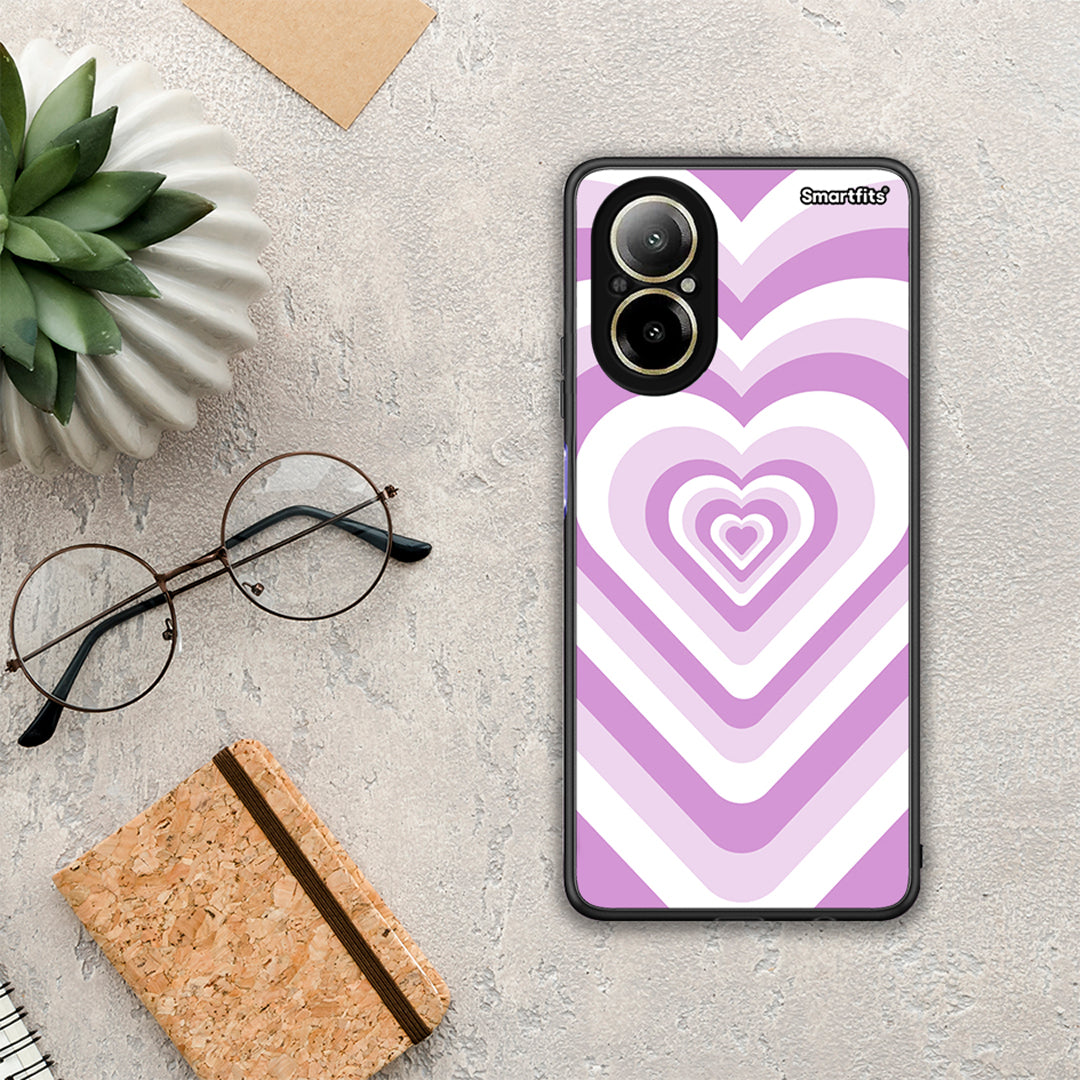 Lilac Hearts - Realme C67 4G case