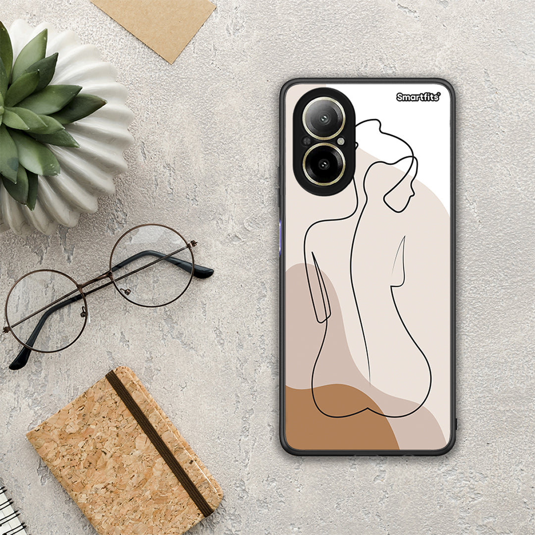 Lineart Woman - Realme C67 4G case