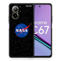 Thumbnail for Θήκη Realme C67 4G NASA PopArt από τη Smartfits με σχέδιο στο πίσω μέρος και μαύρο περίβλημα | Realme C67 4G NASA PopArt case with colorful back and black bezels