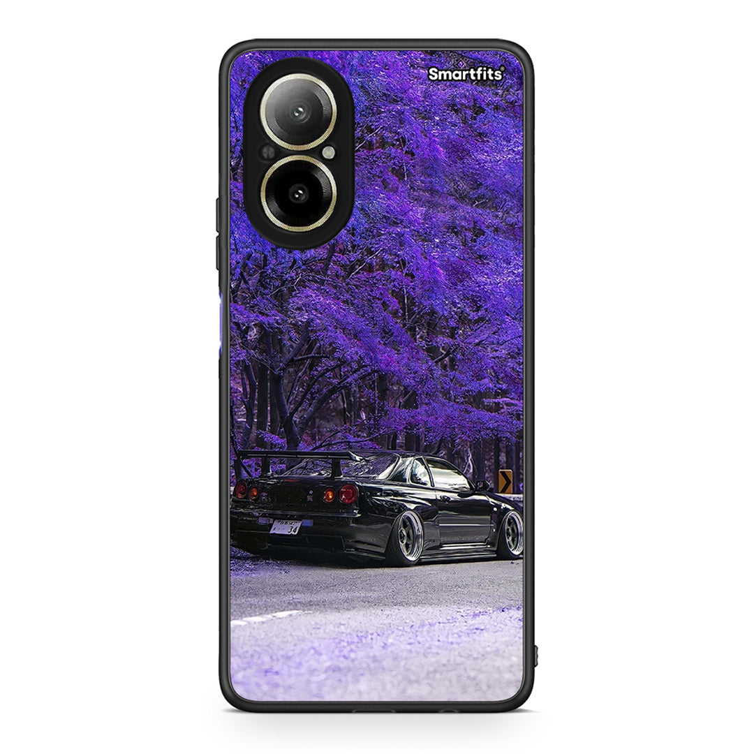 Realme C67 4G Super Car Θήκη Αγίου Βαλεντίνου από τη Smartfits με σχέδιο στο πίσω μέρος και μαύρο περίβλημα | Smartphone case with colorful back and black bezels by Smartfits
