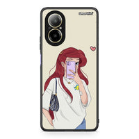 Thumbnail for Realme C67 4G Walking Mermaid Θήκη από τη Smartfits με σχέδιο στο πίσω μέρος και μαύρο περίβλημα | Smartphone case with colorful back and black bezels by Smartfits