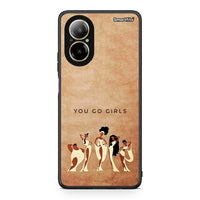 Thumbnail for Realme C67 4G You Go Girl θήκη από τη Smartfits με σχέδιο στο πίσω μέρος και μαύρο περίβλημα | Smartphone case with colorful back and black bezels by Smartfits