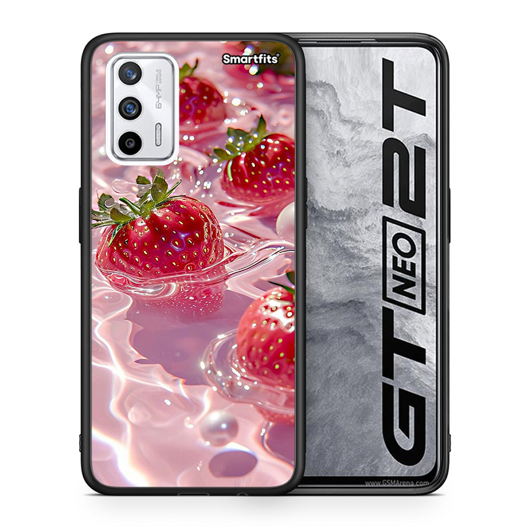 031 Juicy Strawberries - Realme GT θήκη