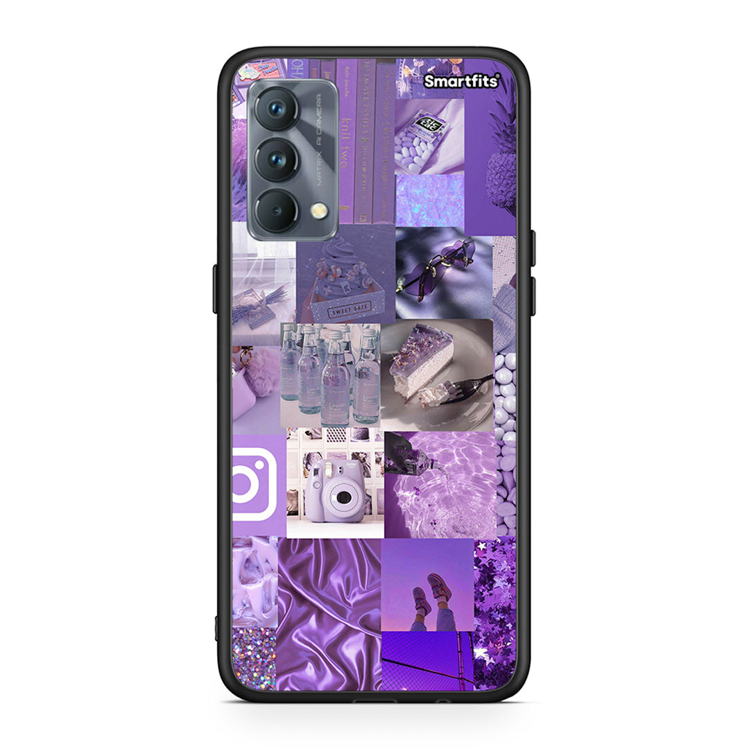 Purple Aesthetic Collage - Realme GT Master θήκη