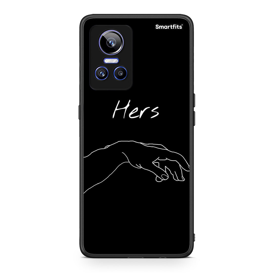 Realme GT Neo 3 Aeshetic Love 1 Θήκη Αγίου Βαλεντίνου από τη Smartfits με σχέδιο στο πίσω μέρος και μαύρο περίβλημα | Smartphone case with colorful back and black bezels by Smartfits