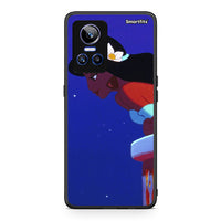 Thumbnail for Realme GT Neo 3 Alladin And Jasmine Love 2 θήκη από τη Smartfits με σχέδιο στο πίσω μέρος και μαύρο περίβλημα | Smartphone case with colorful back and black bezels by Smartfits