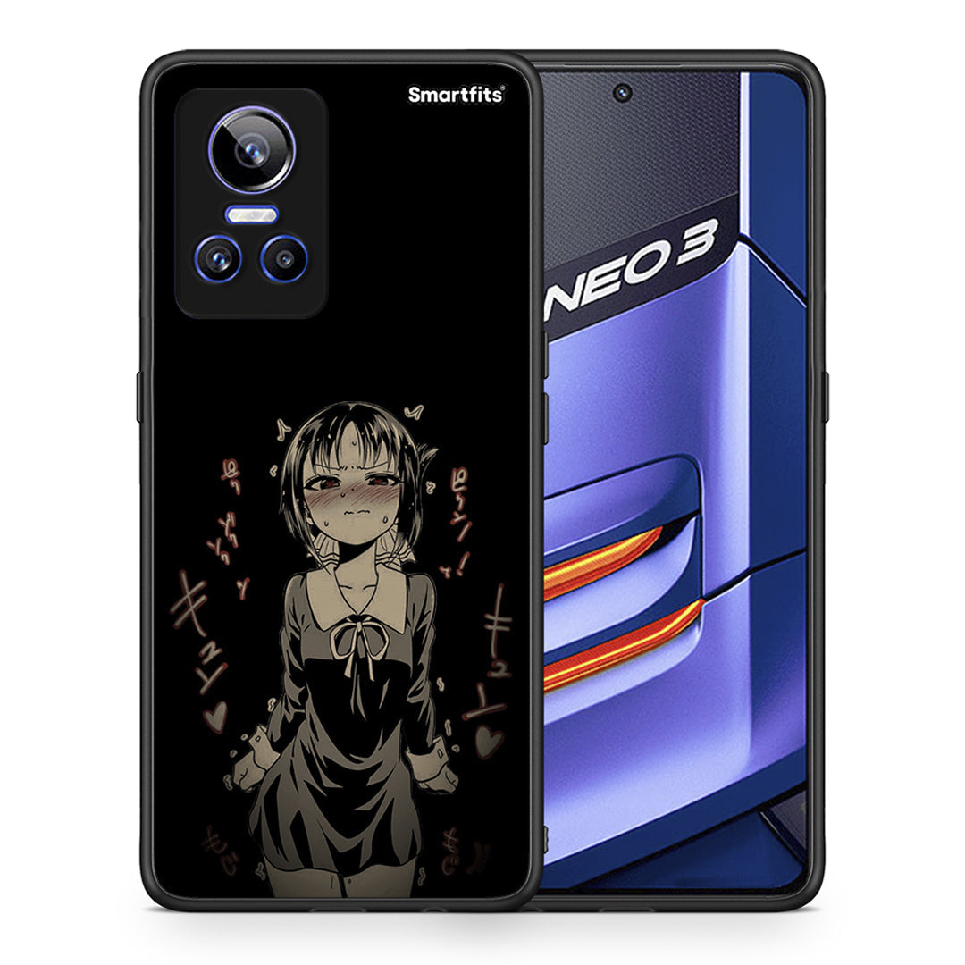 Θήκη Realme GT Neo 3 Anime Girl από τη Smartfits με σχέδιο στο πίσω μέρος και μαύρο περίβλημα | Realme GT Neo 3 Anime Girl case with colorful back and black bezels