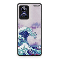Thumbnail for Realme GT Neo 3 Blue Waves θήκη από τη Smartfits με σχέδιο στο πίσω μέρος και μαύρο περίβλημα | Smartphone case with colorful back and black bezels by Smartfits
